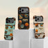 Personalized Vintage Suitcase Sticker iPhone Case